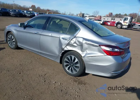 2017 Honda Accord Hybrid z USA, uszkodzony, nr VIN JHMCR6F31HC016272
